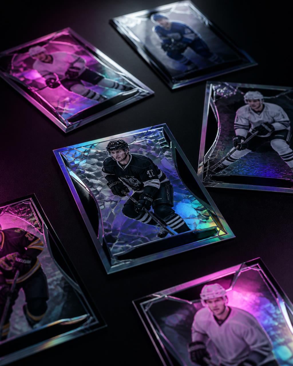 Hockey trading cards